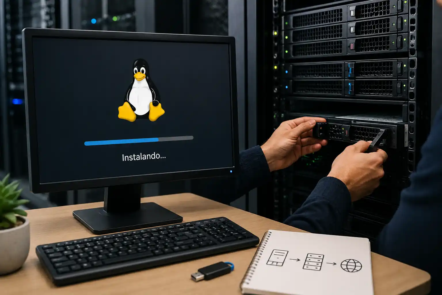 servidor linux empresarial