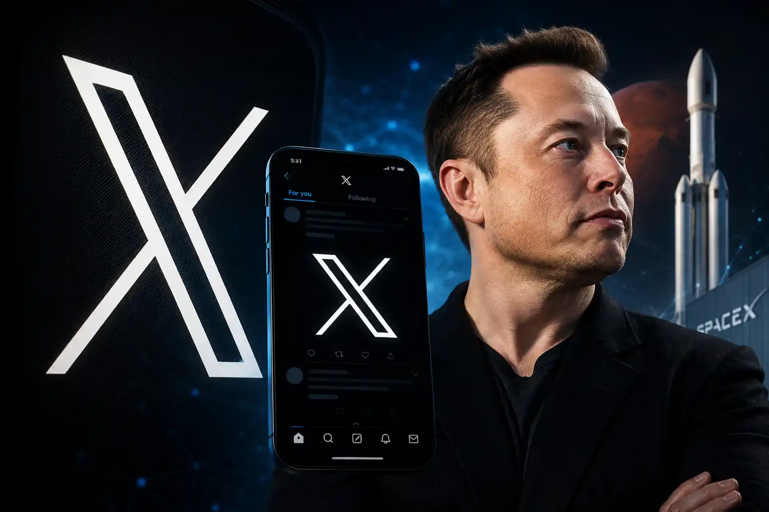 x red social elon musk