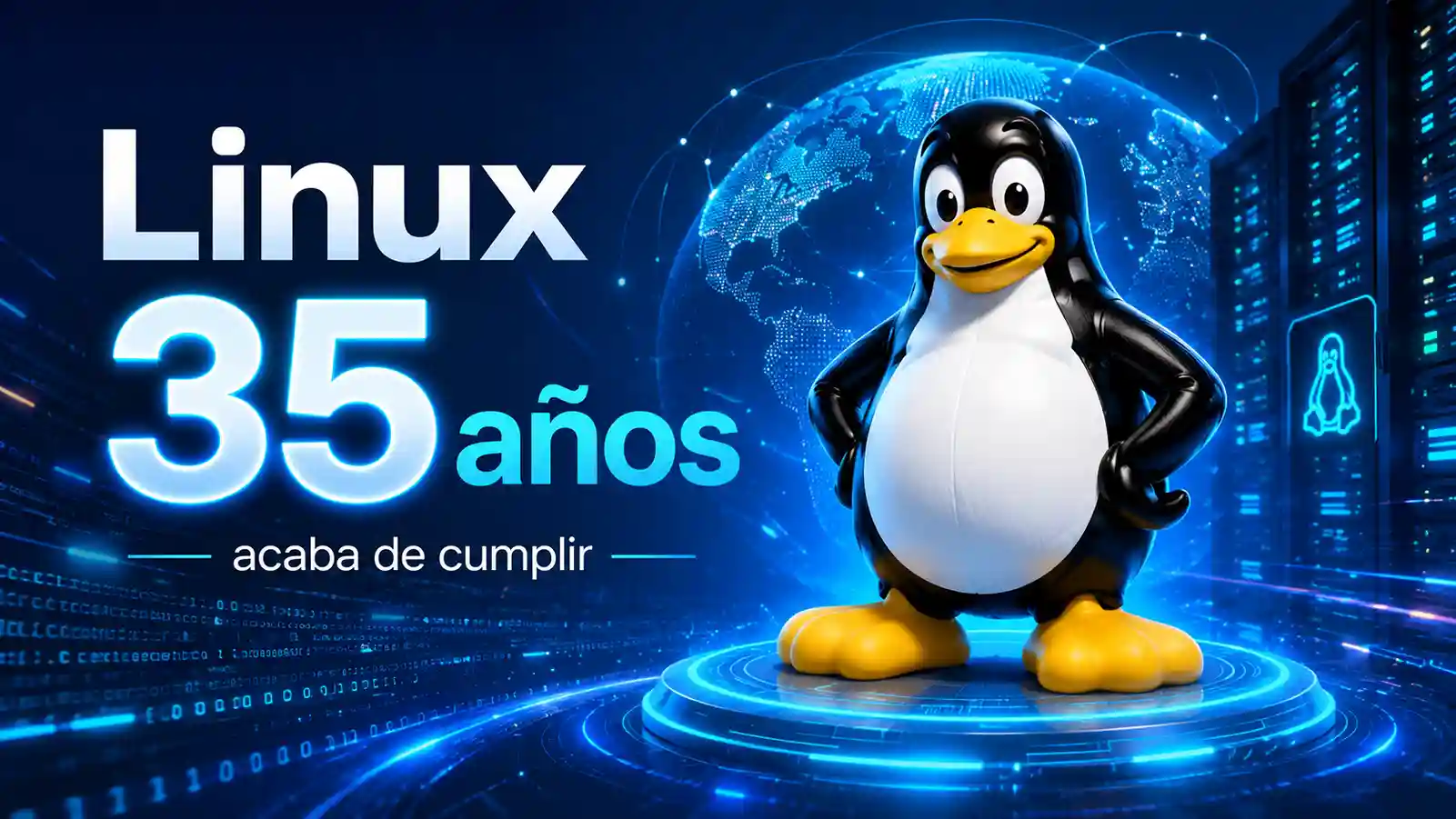 Linux 35 anos feliz aniversario