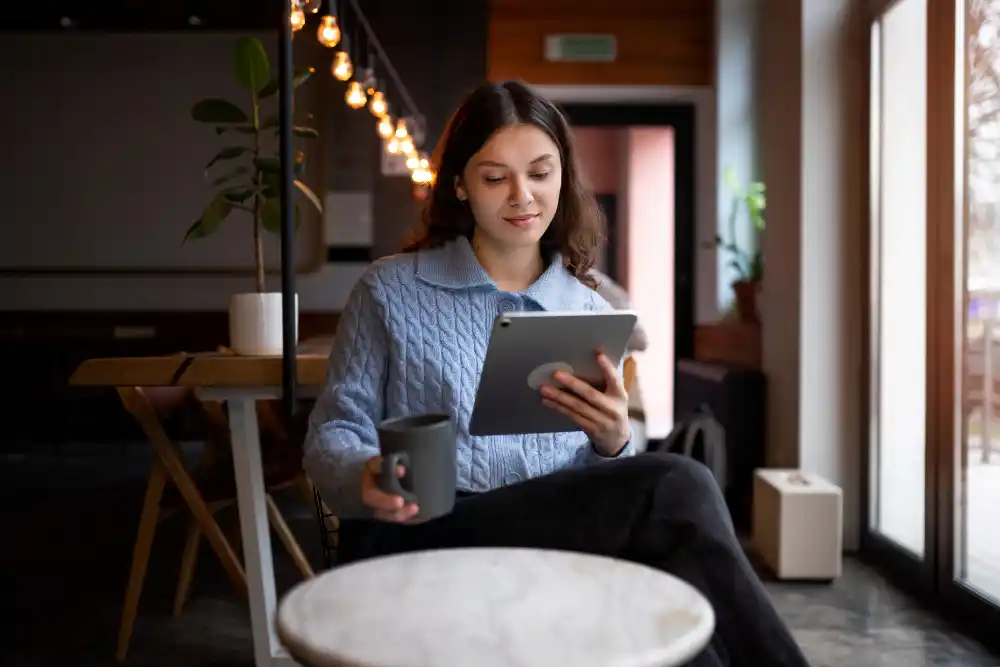 mujer tablet