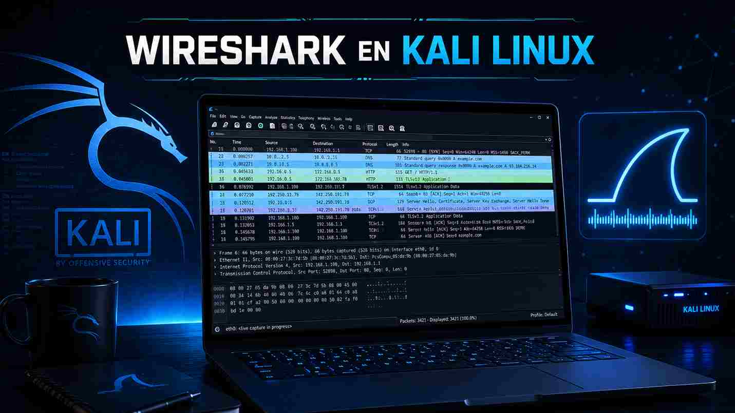 wireshark en kali linux
